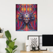 Verbonden met de Nieuwe Realiteit Poster (Thuiskantoor)