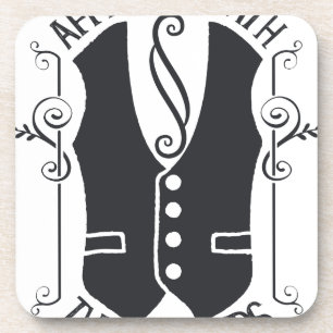 Verbonden met de slagers bier onderzetter