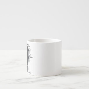 Verbonden met de slagers espresso kop