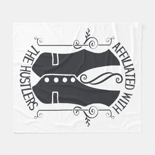 Verbonden met de slagers fleece deken (Voorkant (Horizontaal))