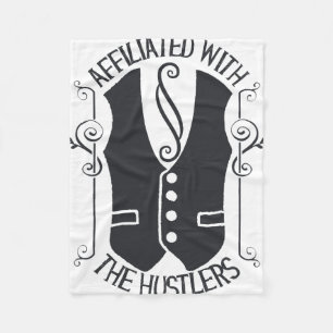 Verbonden met de slagers fleece deken