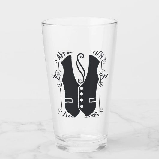 Verbonden met de slagers glas (Voorkant)