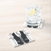 Verbonden met de slagers kartonnen onderzetters (Insitu)