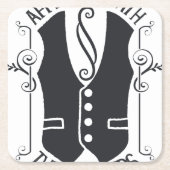 Verbonden met de slagers kartonnen onderzetters (Voorkant)