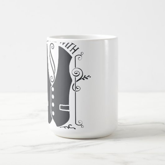 Verbonden met de slagers koffiemok (Center)