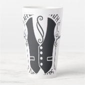 Verbonden met de slagers latte mok (Voorkant)