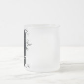 Verbonden met de slagers matglas koffiemok (Center)