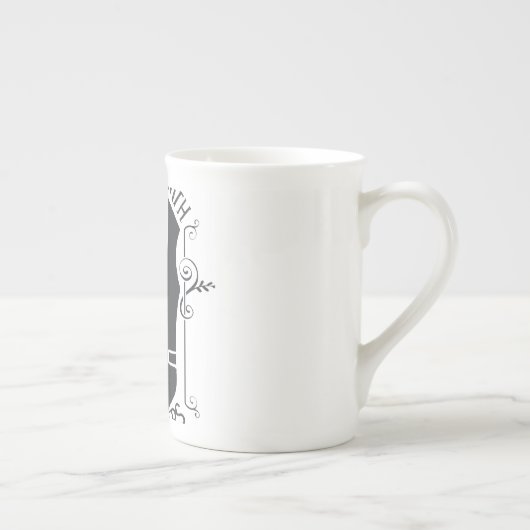 Verbonden met de slagers porselein kop (Rechts)