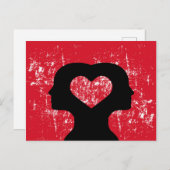 Verbonden met liefde briefkaart (Voorkant / Achterkant)