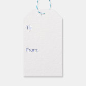 Verbonden met liefde, schattige cupcakes, je woord cadeaulabel (Achterkant)