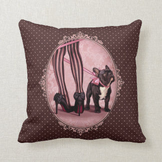 Verbonden met mijn Franse Bouledogue Kussen