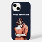 Verbonden met twee harten Blijf bij elkaar Design  Case-Mate iPhone Case (Achterkant)