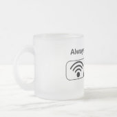 Verbonden met WiFi Matglas Koffiemok (Links)