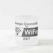 Verbonden met WiFi Matglas Koffiemok (Center)