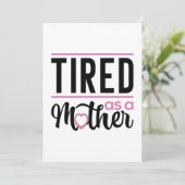 Verbonden moeder bedankkaart (Staand voorkant)