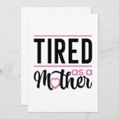 Verbonden moeder bedankkaart (Voorkant / Achterkant)