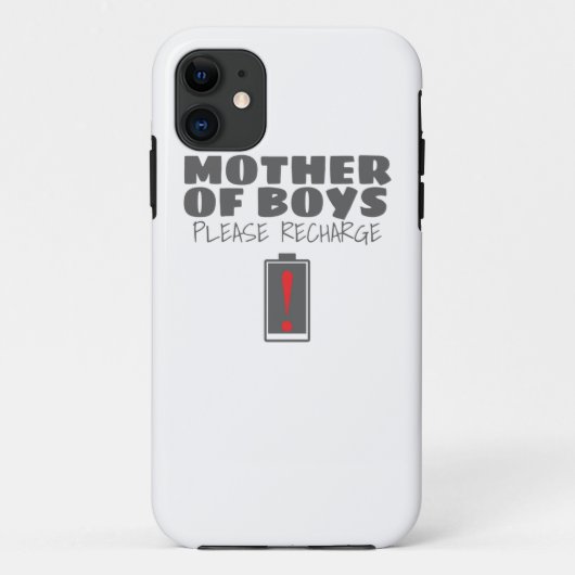 Verbonden moeder moeder jongens alsjeblieft Gift o Case-Mate iPhone Case (Achterkant)