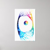 Verbonden neuronen canvas afdruk (Voorkant)