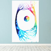 Verbonden neuronen canvas afdruk (Insitu (Houten vloer))