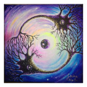 Verbonden neuronen foto afdruk (Voorkant)