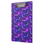 Verbonden neuronen Neon Paars Klembord (Links)