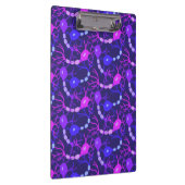 Verbonden neuronen Neon Paars Klembord (Rechts)