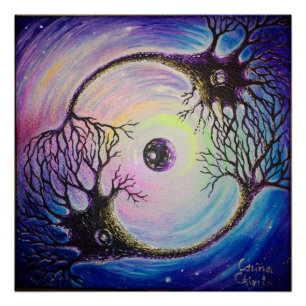 Verbonden neuronen perfect poster