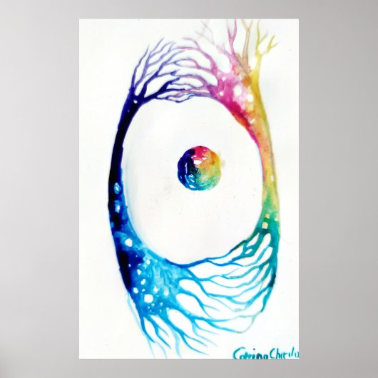 Verbonden neuronen poster (Voorkant)