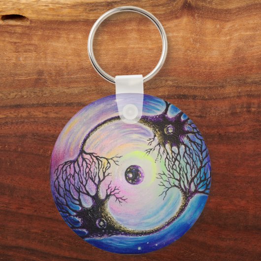 Verbonden neuronen sleutelhanger (Voorkant)