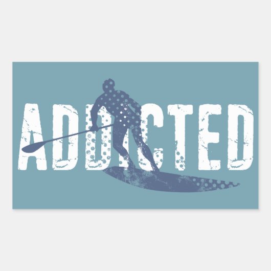 Verbonden om opzadelen rechthoekige sticker (Voorkant)