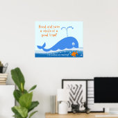 Verbonden op het Poster Literacy lezen (Thuiskantoor)