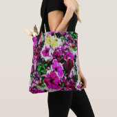 Verbonden pansies... tote bag (Dichtbij)