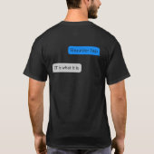 Verbonden producten schouderblad t-shirt (Achterkant)