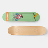 Verbonden schedel. ONEIGHTH Tokyo Original Persoonlijk Skateboard (Horizontaal)