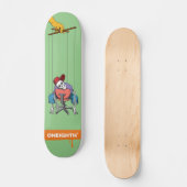 Verbonden schedel. ONEIGHTH Tokyo Original Persoonlijk Skateboard (Voorkant)