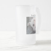 Verbonden sint-janskruid Dag hond met groen gecons Matglas Bierpul (Voorkant rechts)