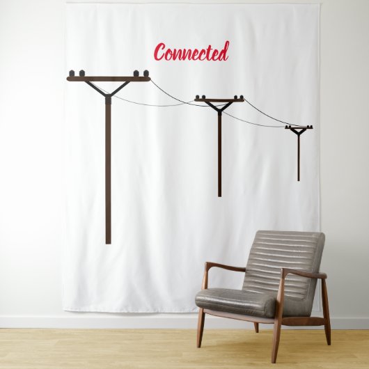 Verbonden tapijt wandkleed (In situ)