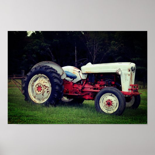 Verbonden tractor poster (Voorkant)