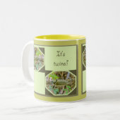 Verbonden Tussock Moth Het is Twins New Baby Mok (Voorkant links)