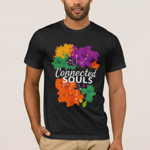 Verbonden Zielen – Kleurrijke Eenheid & Menselijke T-shirt