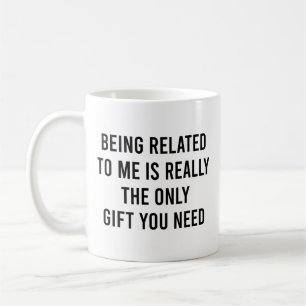 Verbonden zijn met mij is echt het enige geschenk  koffiemok