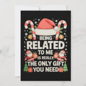 Verbonden zijn met mij is het enige geschenk dat j feestdagenkaart (Voorkant)