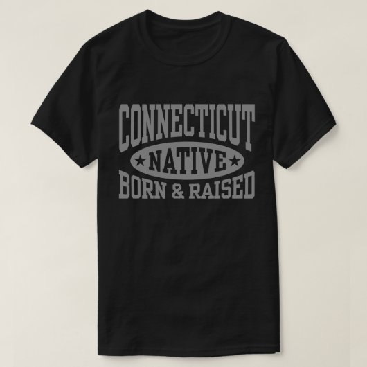 Verboren en opgetilde Connecticut T-shirt (Design voorkant)