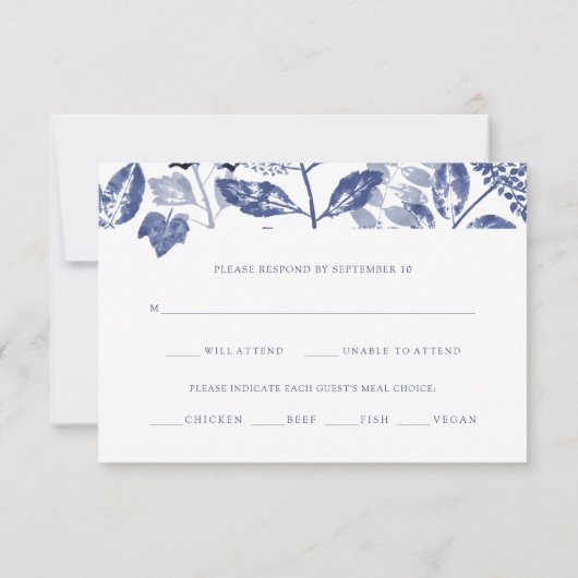 Verboren olie | Bindende RSVP met keuze uit maalti (Achterkant)