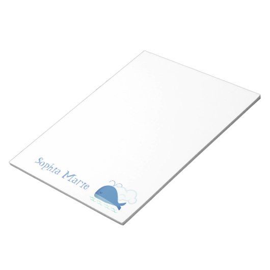 Verboren walvis notitieblok (Schuin)