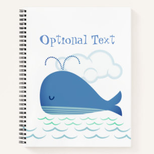Verboren walvis  notitieboek