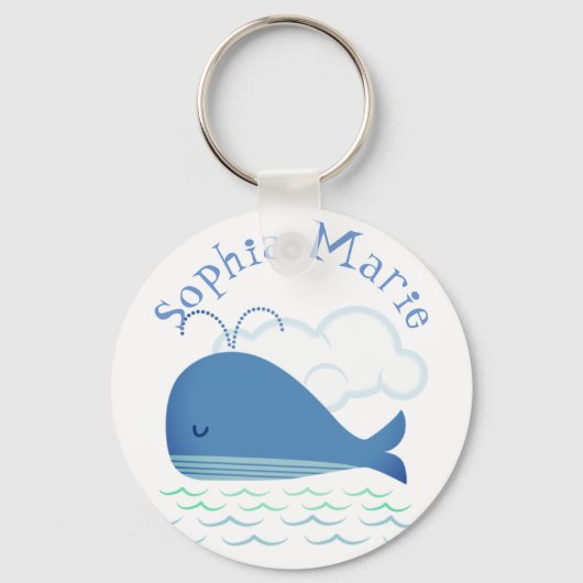 Verboren walvis sleutelhanger (Voorkant)