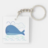 Verboren walvis sleutelhanger (Achterkant)