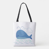 Verboren walvis tote bag (Achterkant)