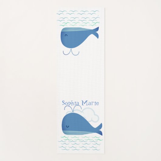 Verboren walvis yogamat (Voorkant)